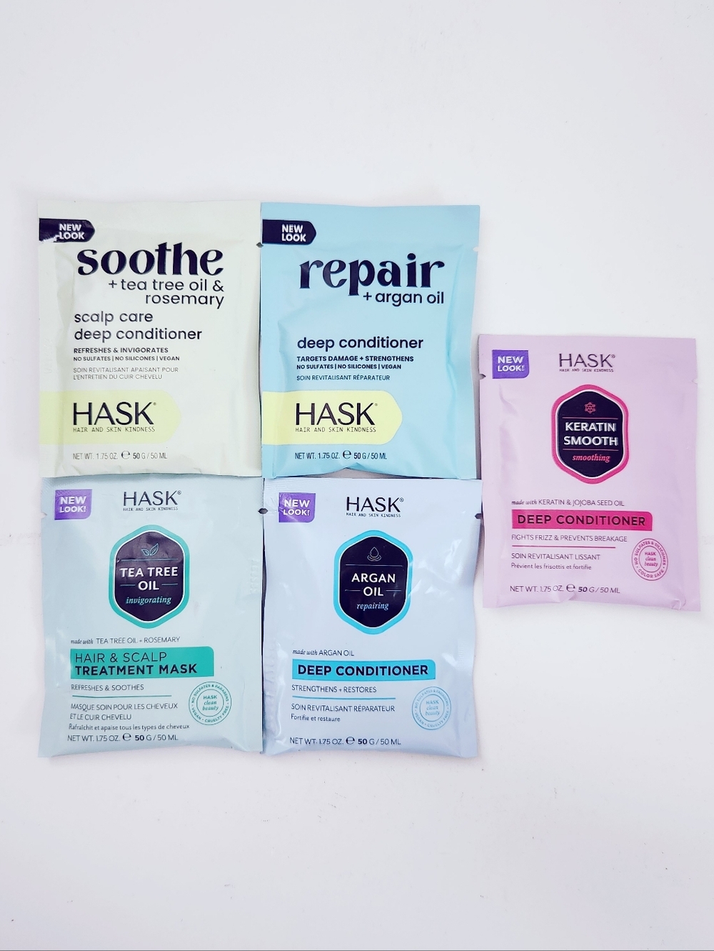 HASK Deep Conditioner Packet Bundle